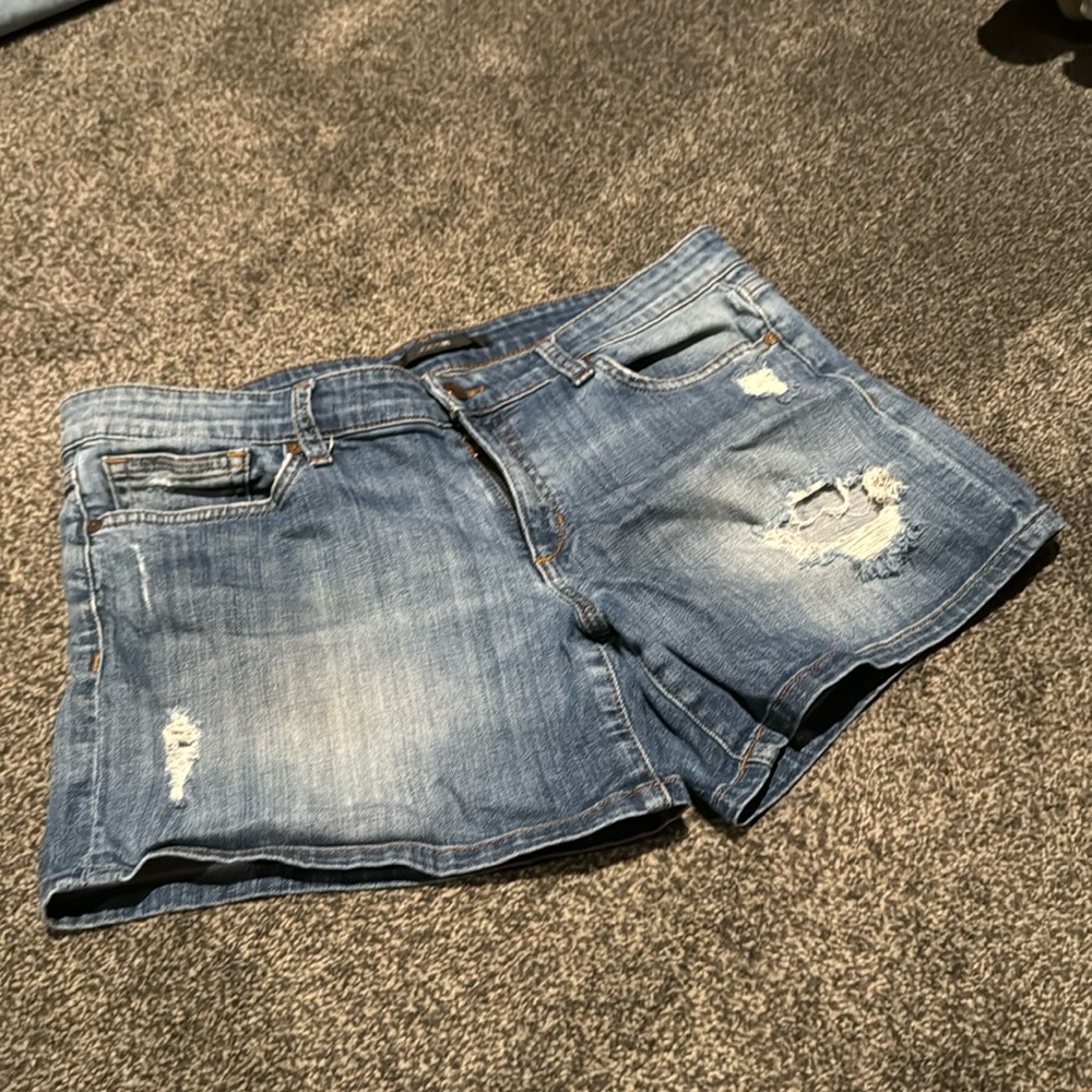 Joe’s distressed denim shorts